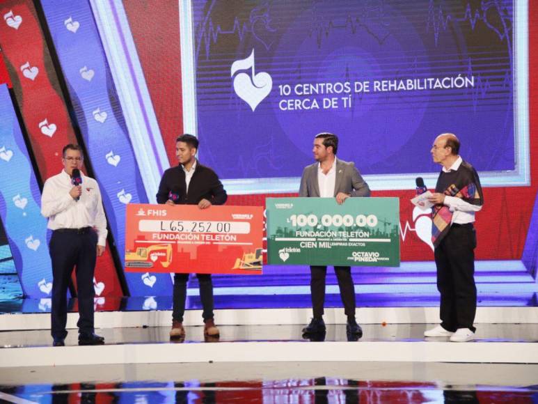 Gobierno, políticos e instituciones realizan grandes donativos a la Teletón 2023