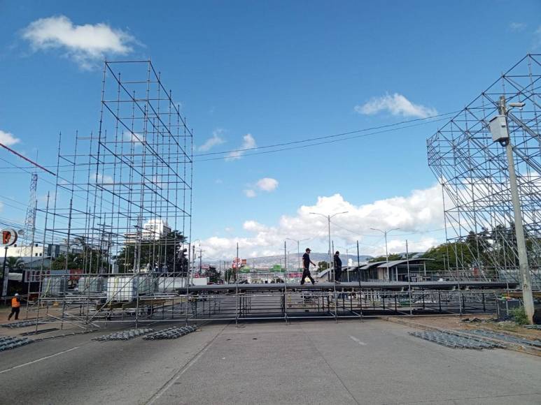 Cierre de bulevares Suyapa y Morazán generan caos vehicular en la capital