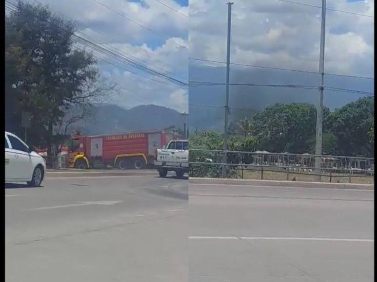 Las primeras imágenes que deja incendio tras amotinamiento en Centro Penal de Comayagua