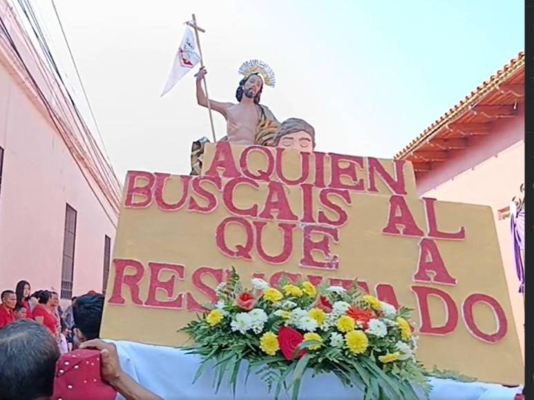 Así se vive el Domingo de Resurrección en diferentes partes de Honduras