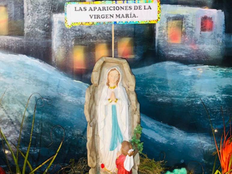 Creatividad y devoción en el nacimiento que destaca en el barrio El Chile de la capital