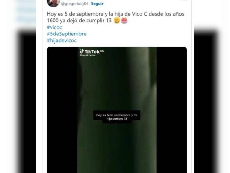 Si hoy es 5 de septiembre, ¿cuántos años cumple la hija de Vico C?: Los memes que dejó este día