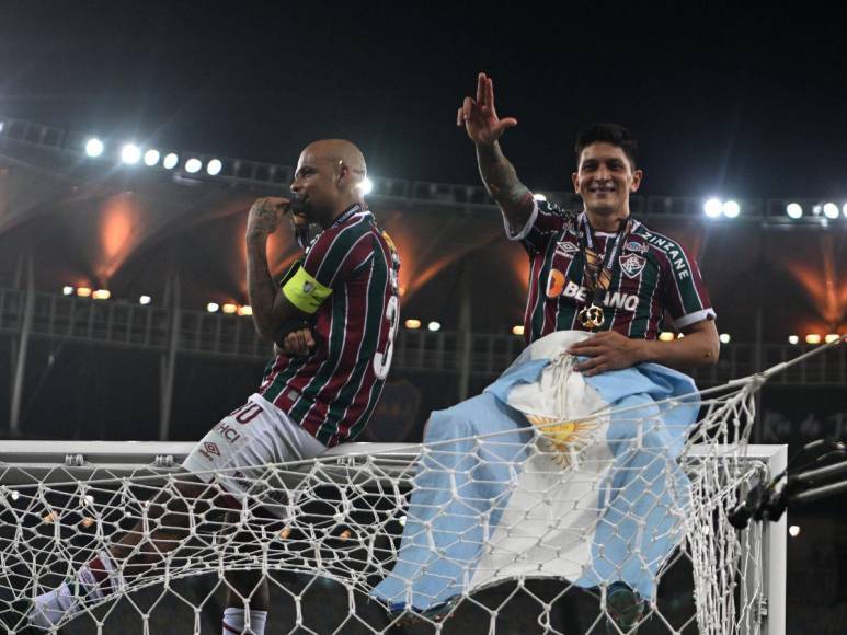 Así celebró Fluminense su primera Copa Libertadores tras derrotar al Boca