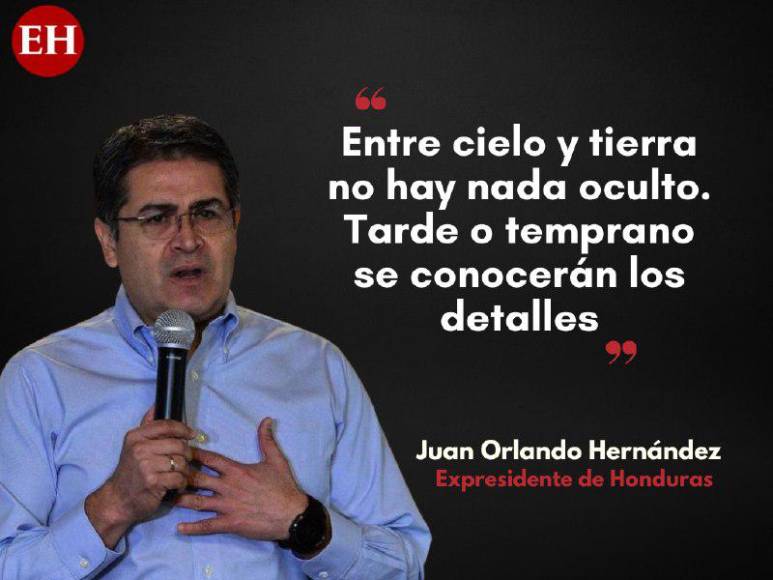 Las frases de JOH por su extradición: ‘Que nadie viva lo que mi familia y yo estamos viviendo‘