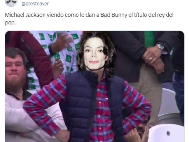 Nombran a Bad Bunny “Rey del Pop”: así reaccionaron los fans de Michael Jackson