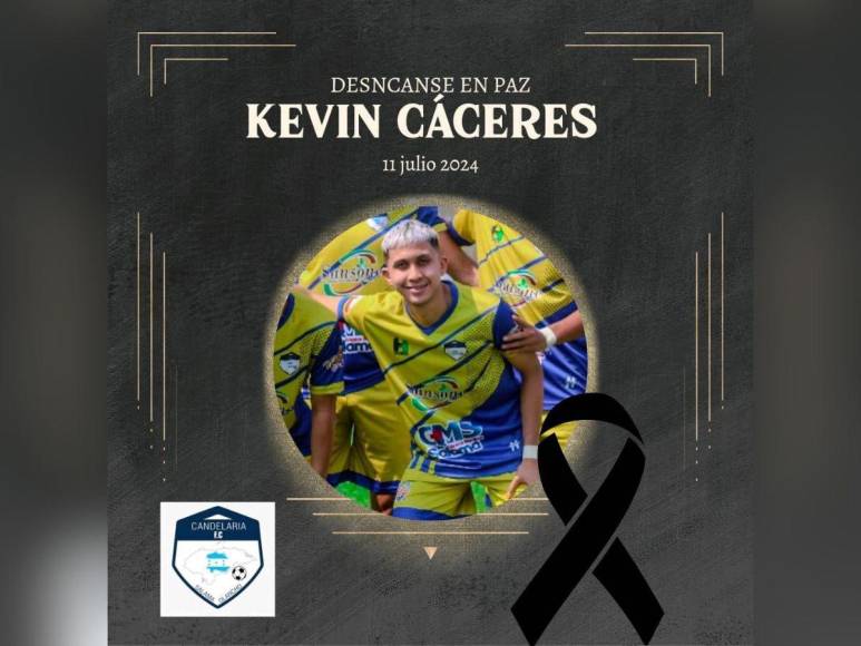 Promesa del fútbol hondureño era Kevin Cáceres, segunda víctima de accidente vial