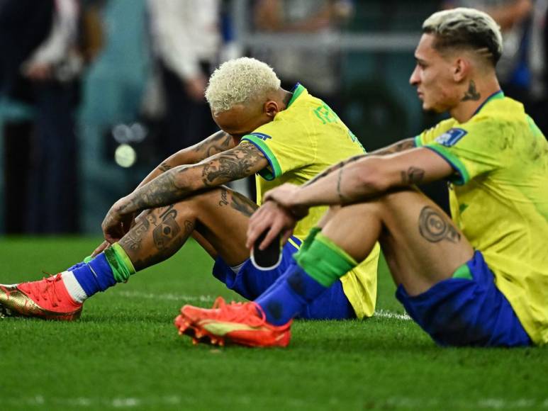 El dolor de Neymar tras la derrota de Brasil ante Croacia