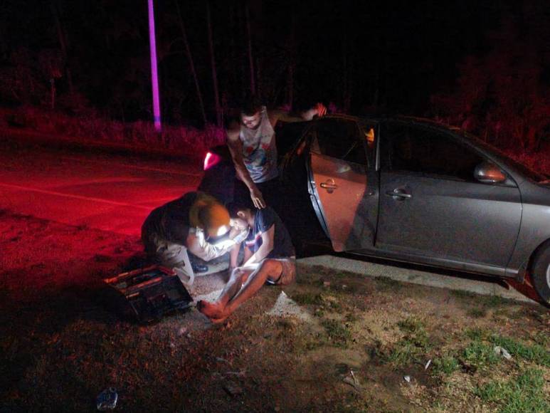 Imágenes del trágico accidente en Olancho; víctimas venían de celebrar cumpleaños