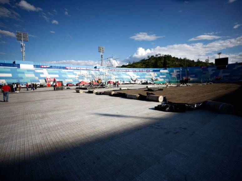 Ultiman detalles en el Estadio Nacional para concierto de Daddy Yankee en Tegucigalpa