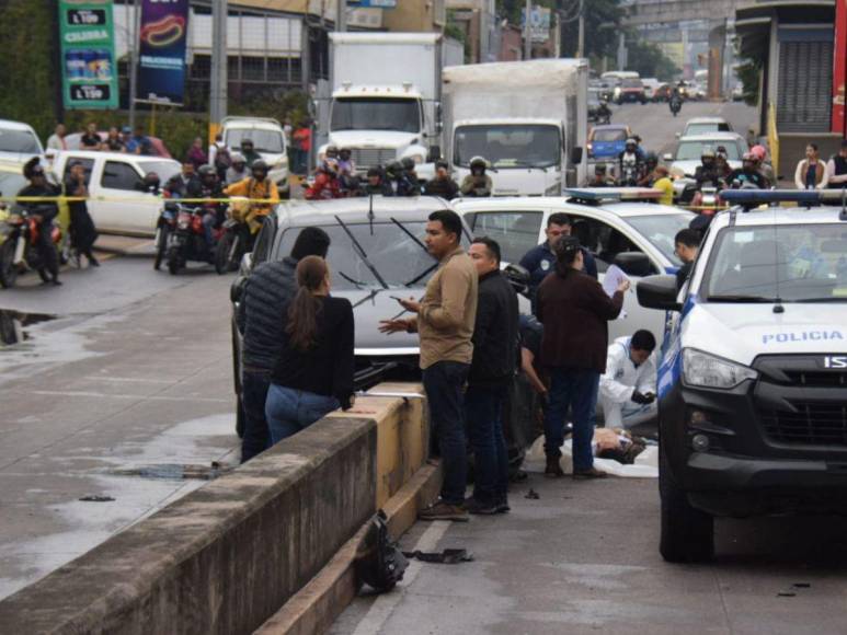 Llanto y dolor en escena de accidente: familiares identificaron a Carlos Morazán, portavoz del MP