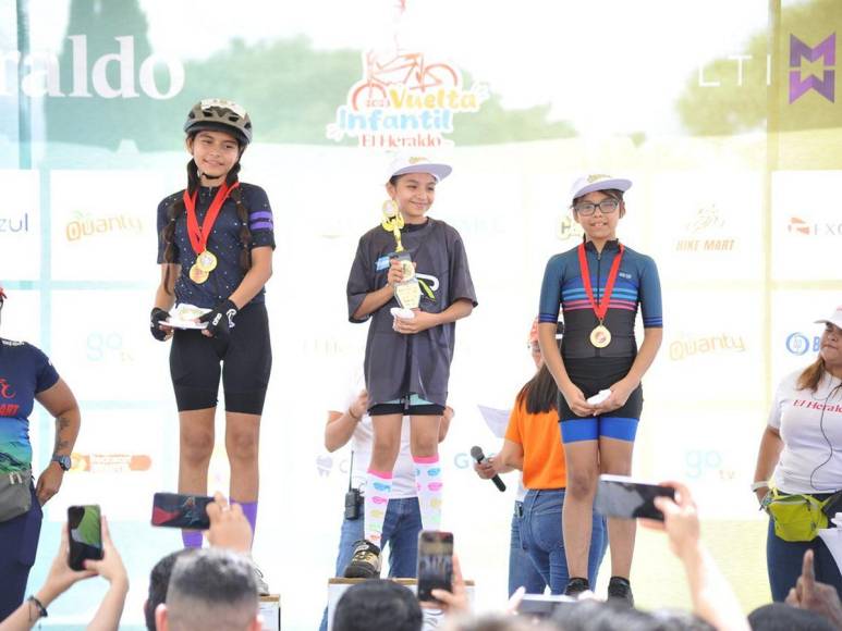 Niñas ganadoras de la Vuelta Infantil 2023, todas las categorías