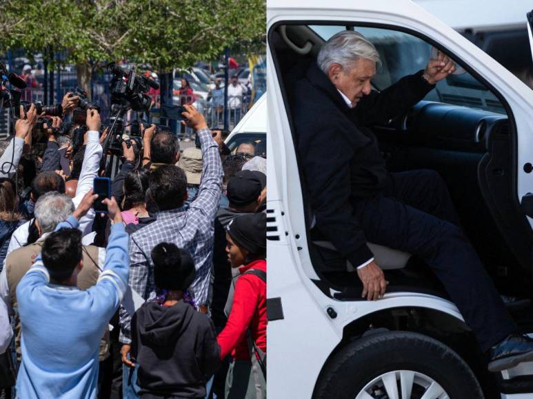 Así fue la visita a Juárez del presidente Andrés López Obrador tras incendio en estación migrante