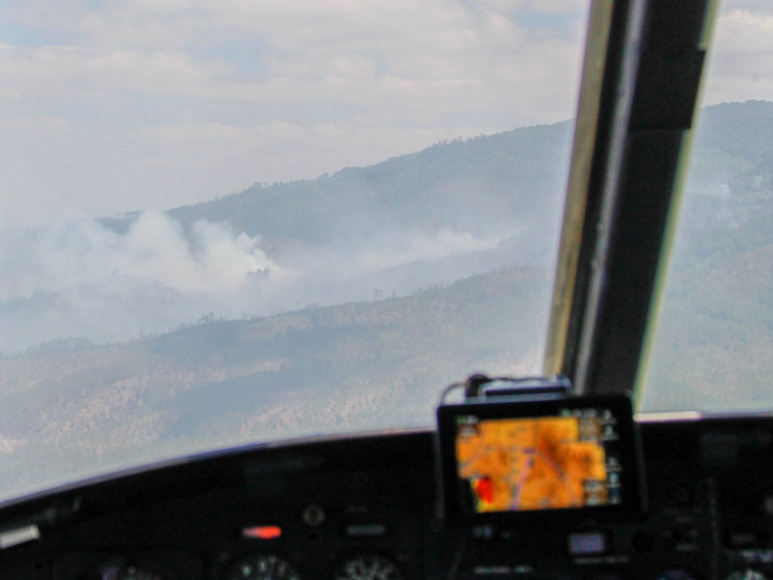 Fotos del incendio en La Tigra: El escenario devastador en el pulmón de la capital