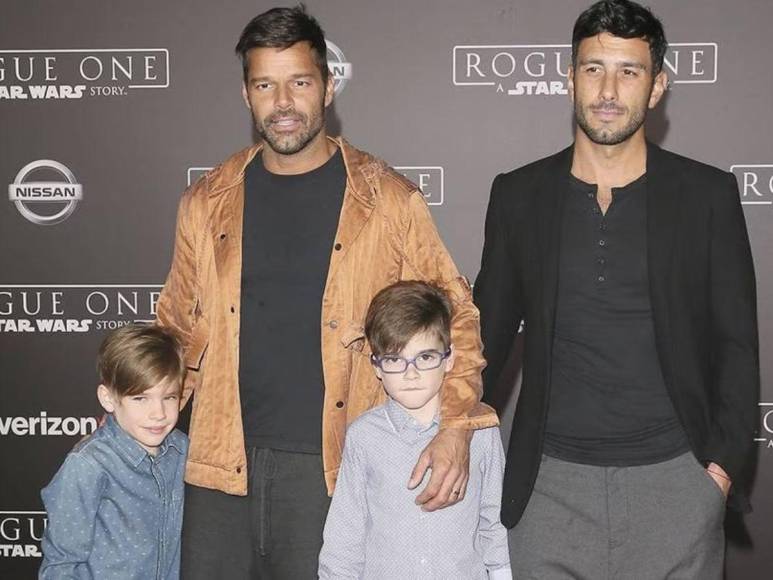 Los hombres y mujeres en la vida amorosa de Ricky Martin