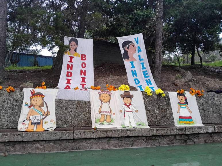 Alumnos conmemoran con danzas el Día del Cacique Lempira en la capital