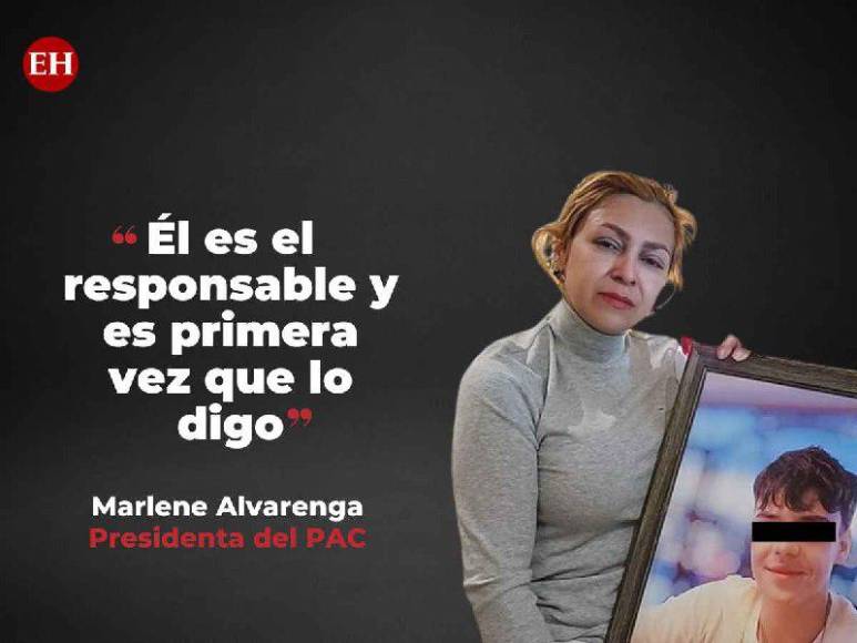 Las crudas frases de Marlene Alvarenga contra Salvador Nasralla por la muerte de su hijo