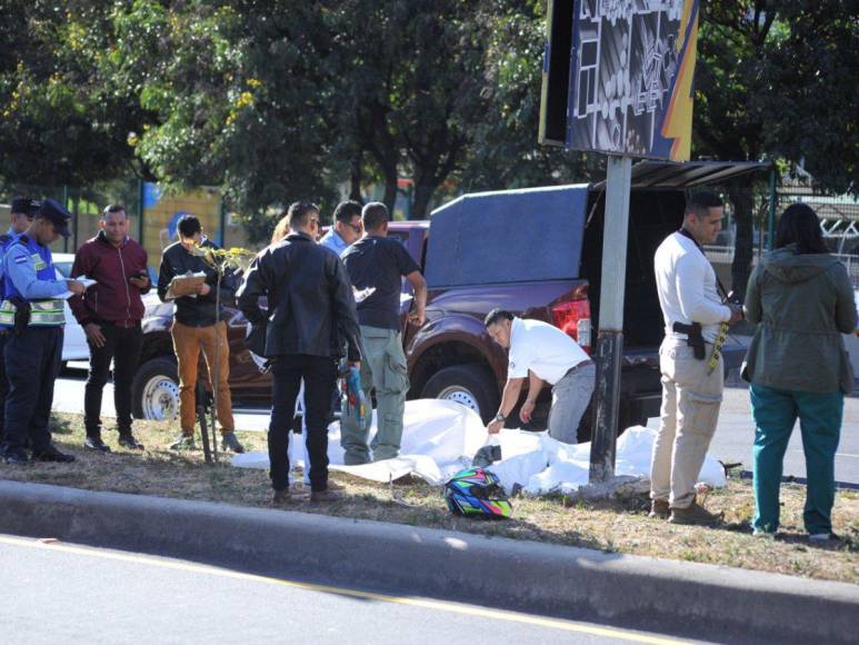 Empleado de supermercado y residente en Soroguara: motociclista muerto en bulevar FFAA