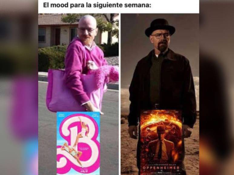 Los divertidos memes de Barbie y Oppenheimer arrasan en las redes sociales