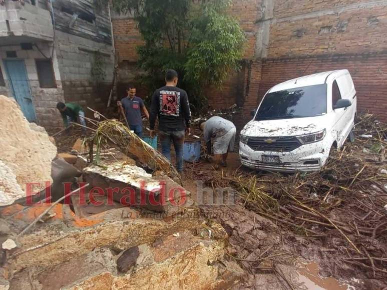 Destrucción y ruinas: lo que dejó la lluvia en su paso por la capital