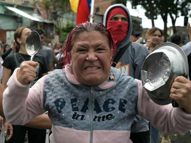 Las impactantes imágenes de las protestas en Venezuela tras reelección de Maduro