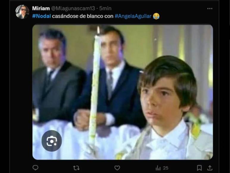 Los memes que dejó la boda de Christian Nodal y Ángela Aguilar