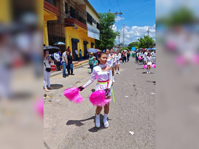 Entre el patriotismo y color, Choluteca celebra desfiles patrios