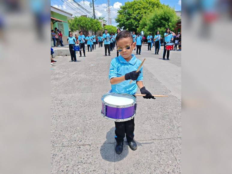 Entre el patriotismo y color, Choluteca celebra desfiles patrios