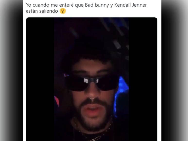 Los memes por el supuesto romance de Bad Bunny y Kendall Jenner