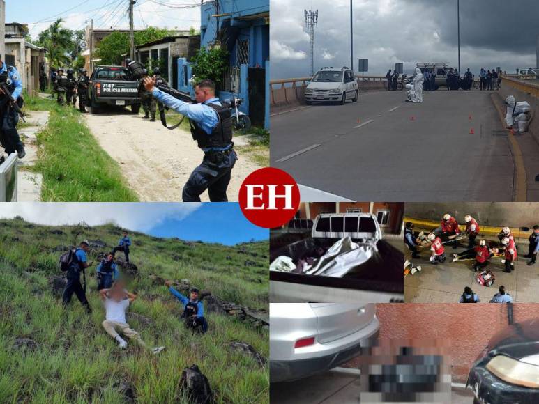 Enfrentamientos entre maras, asesinatos y capturas, el resumen de sucesos en Honduras