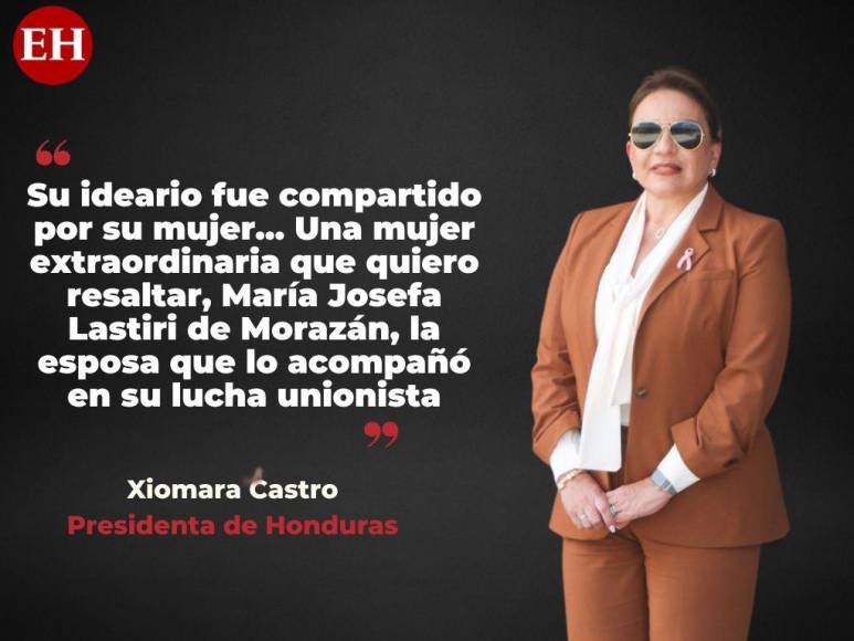 Incluir Cátedra Morazánica en los centros educativos: frases de Xiomara Castro en el Día del Soldado