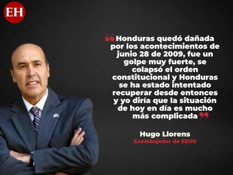 “El gobierno de Xiomara Castro puede ser un gran socio para EE UU”: Frases de Hugo Llorens