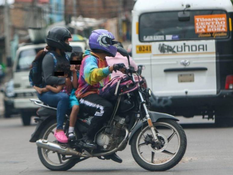 ¿Cuántos niños han muerto a causa de un accidente de motocicleta en Honduras?