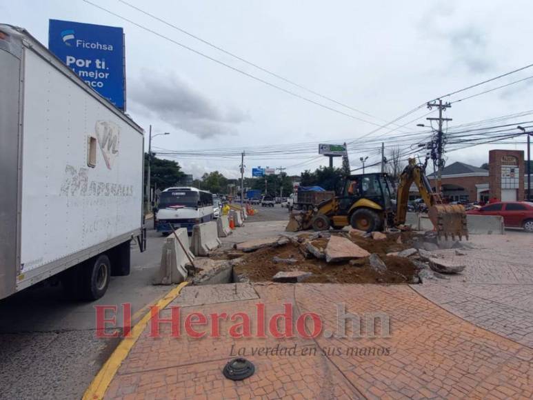 ¿Por qué se destruyó la rotonda de Loarque, en la salida al sur de la capital?