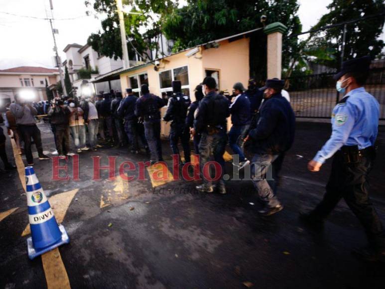 El ambiente que reinó en Palmeras de San Ignacio, el búnker del expresidente Juan Orlando Hernández (FOTOS)