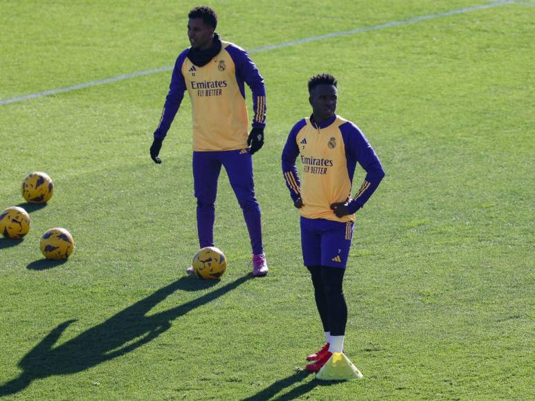 Real Madrid: así fue su primer entrenamiento del año 2024