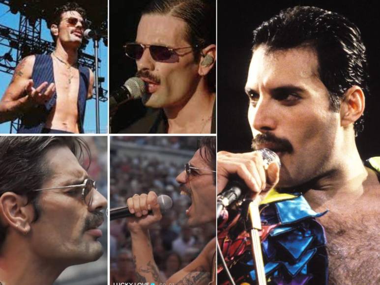 Lucky Love, el cantante francés que sorprende por su parecido con Freddie Mercury