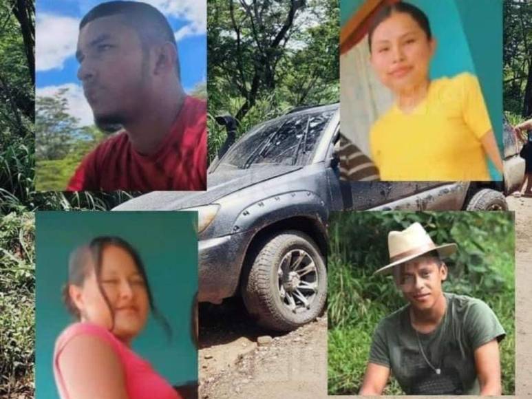 Rostros de las cuatro víctimas de la masacre ocurrida en Limón, Colón