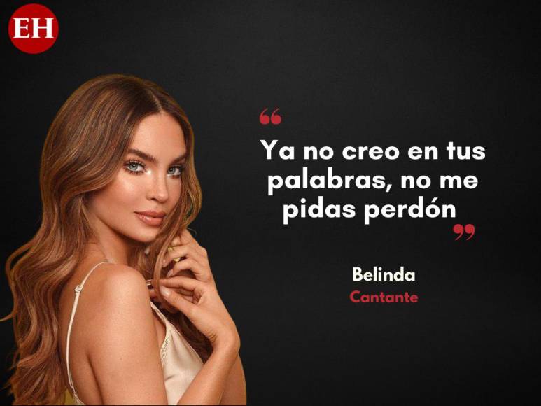 Las “indirectas” de Nodal y Belinda en sus nuevas canciones tras ruptura