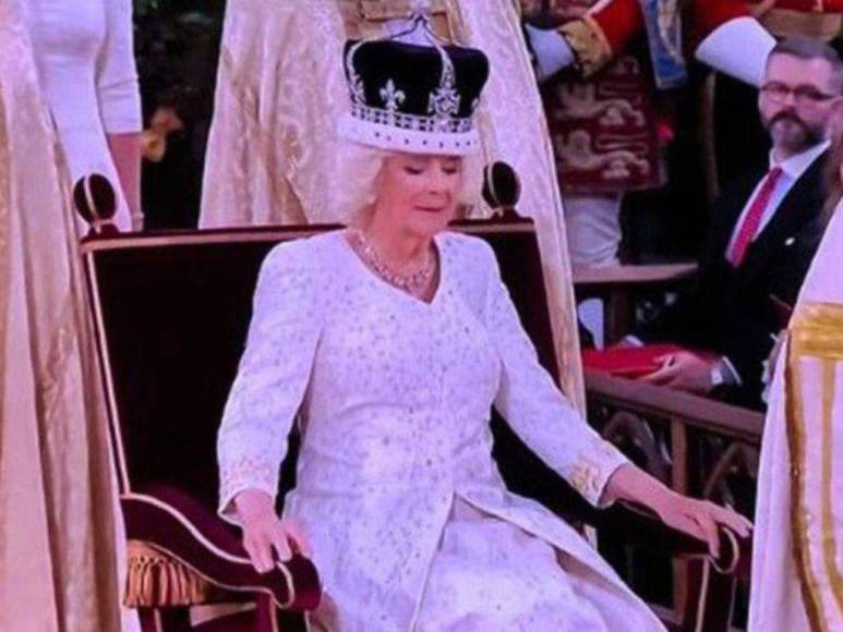 ¿Cuál es significado oculto en los bordados del vestido de la reina Camila durante su coronación?