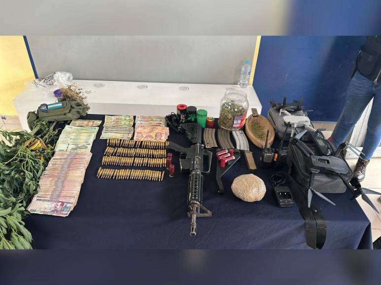 Viajes y lujos presumía Lindy Rodríguez, joven detenida con armas, droga y dinero en Ocotepeque