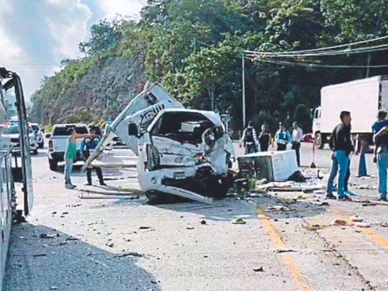 Fatal colisión en la CA-5: Joven padre muere cuando iba a entregar producto a San Pedro Sula