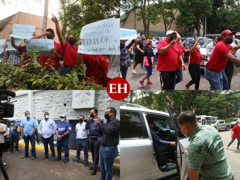 Gritos de “traidor” y agresiones a Salvador Nasralla: Así se vivió el zafarrancho en la Villa Olímpica