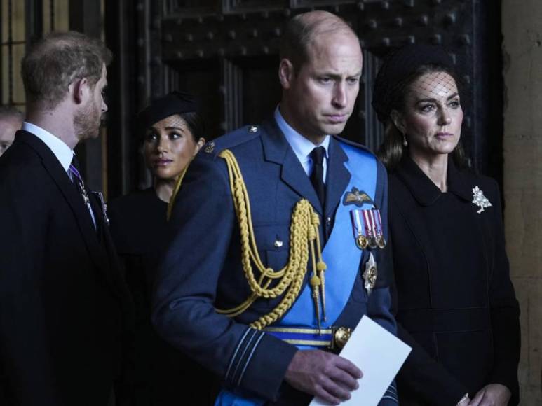 Harry, Megan, Kate y William son vistos de nuevo en la Abadía Westminster