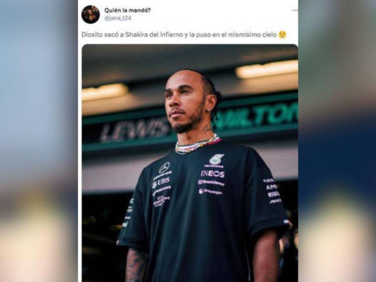 Shakira y Lewis Hamilton: ¿amor o coincidencia? Los memes de su posible romance