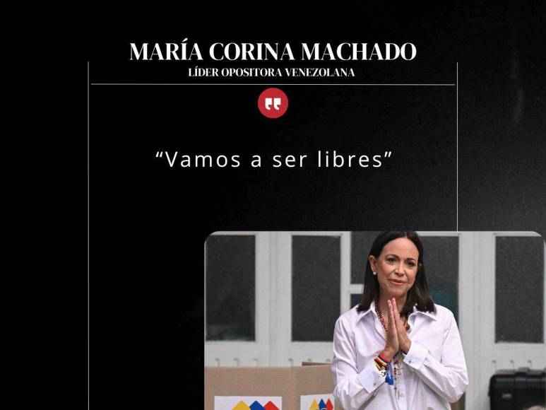 “Estamos haciendo historia”: Frases de María Corina Machado tras elecciones