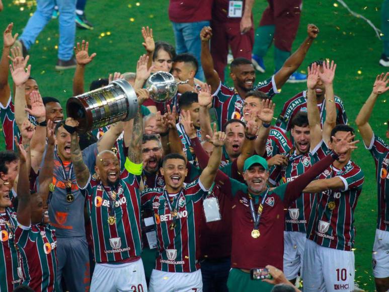 Así celebró Fluminense su primera Copa Libertadores tras derrotar al Boca