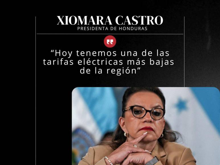 Agradecimiento a Rixi Moncada y denuncias: Frases de presidenta Castro