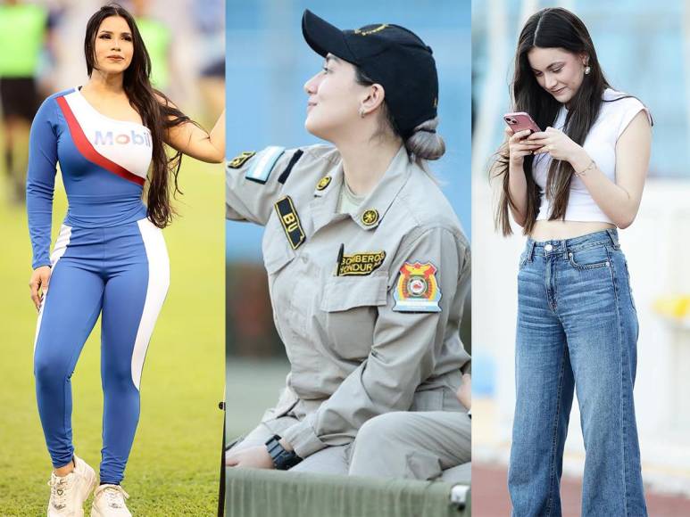 ¡BELLEZAS! Las lindas chicas en el clásico entre Real España-Motagua