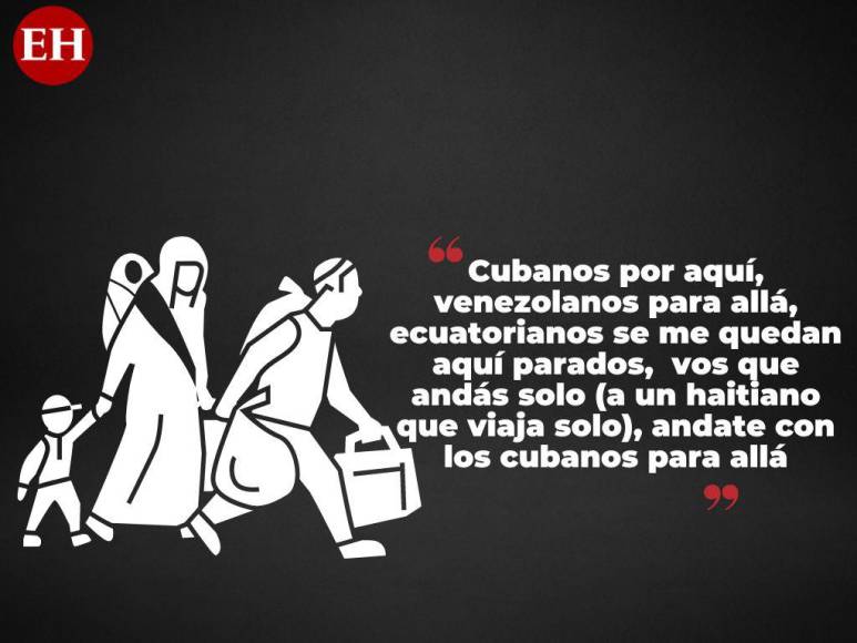 Frases intimidatorias de policías extorsionadores a migrantes en su paso por Honduras