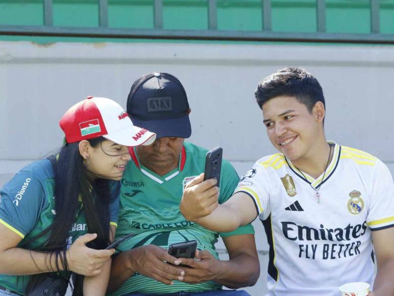 Así se vivió el ambiente de alegría en el Yankel Rossental para el encuentro de Marathón contra el Olimpia